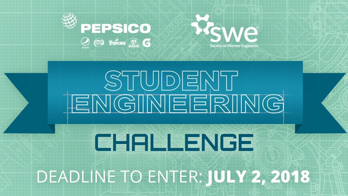 PepsiCo's tweet photo. Are you an undergraduate female engineering student with an innovative idea? Enter our #StudentEngineeringChallenge with @SWEtalk: https://t.co/O1BokIzDcx https://t.co/mQuAEGvUcN