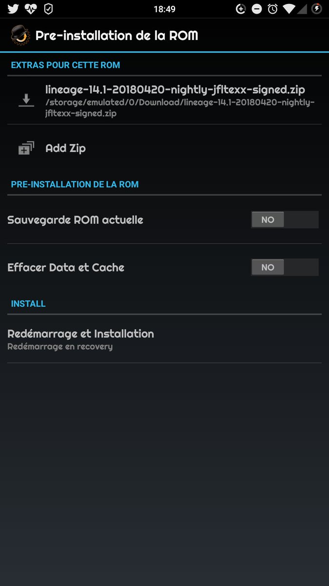 OunafFanou's tweet image. @LineageOS_ 🤘
#LineageOS 
#RomManager 
#RootCheck 
#TWRP 
#GalaxyS4