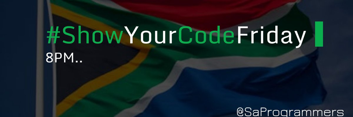 SaProgrammers's tweet photo. 58 Minutes Left Till #ShowYourCodeFriday.
Will you be joining us by sharing some portion(s) of your code?
Please include the following (Optional):
1. Screenshot of your code
2. Project name
3. Language used
4. Framework/library used
Time: 8PM | Tag Us! ๐ | Share https://t.co/8BloKWt1ee