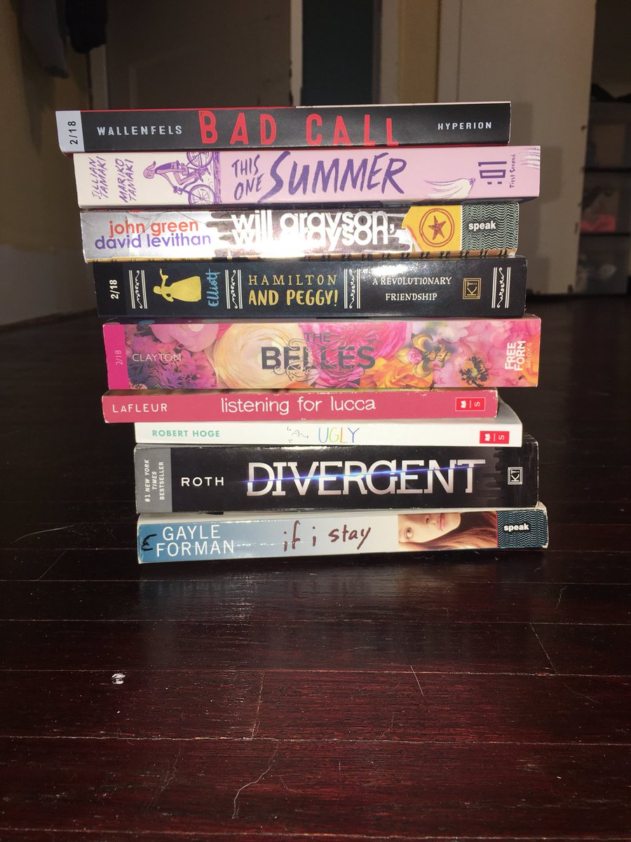 TimmiKeisel's tweet photo. These are the YA books I have that I’m excited to read this summer! #yalitclass https://t.co/T1eG6IqbId
