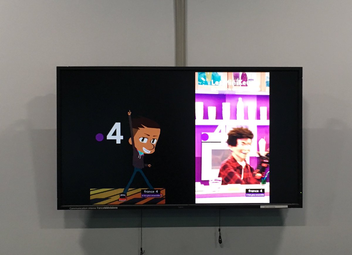 Val07's tweet photo. Les programmes de @France4tv s affichent en gare mais aussi à @Francetele #MaxetMaestro #Minikeums #SaisonauZoo #defiscobayes 👏🏼👏🏼👏🏼 https://t.co/d4mlEwXqrJ
