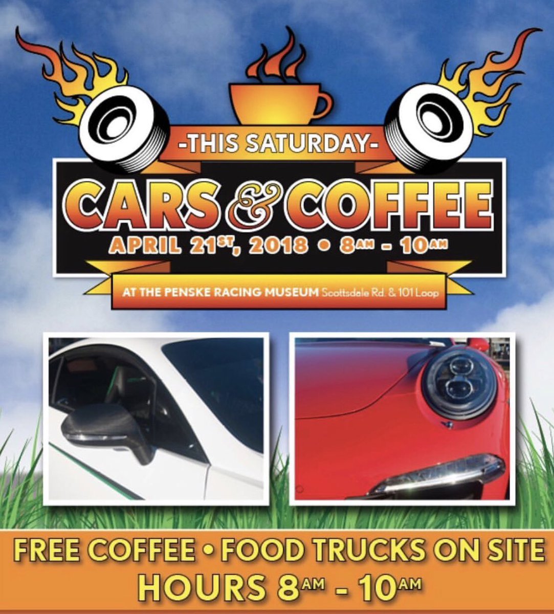 AudiClubAZ's tweet photo. Scottsdale Penske Racing Museum Cars and Coffee tomorrow 8am-10am. See you there. #carsandcoffee #penskeracingmuseum #Audi #audiclubna #jointheclub #truthinengineering https://t.co/j8H9d8XrLZ