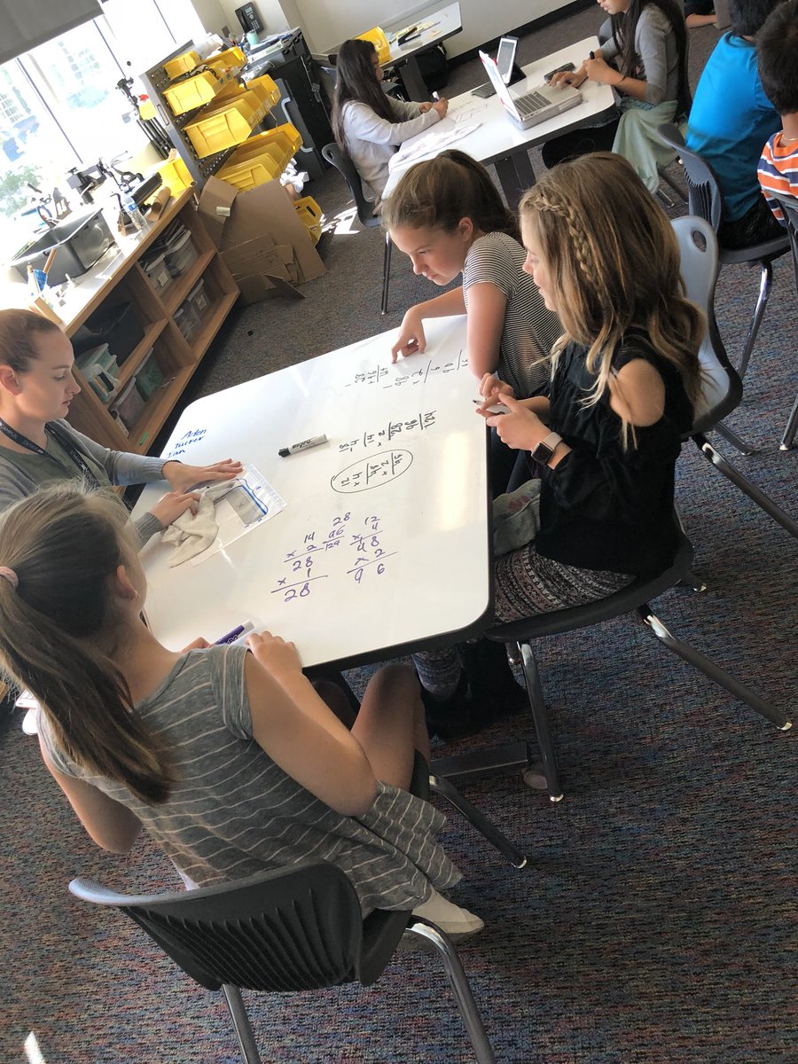 MisterCMaine's tweet photo. The amazing @Ms_Youngren, @AshleyBreed003, &amp; @mindyahrens1 throwing down small group sessions on volume, measurement, &amp; premimiter while Ss work on individual paths. Continuing to build content skills needed for #BackyardCrashers #D39C #dtk12chat #PBLChat #CSUSM https://t.co/J74WlktycI