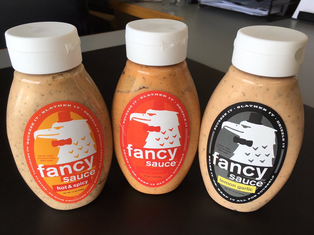 DanielPaluch's tweet photo. Our friends at @FancySauceUSA sent us a sample of their product and boy is it good! We'll add the video to https://t.co/9P2LOqTvbK and our facebook groups! Personal favorite, Lemon Garlic! #ForgetMKM https://t.co/qwwwWiNRD8