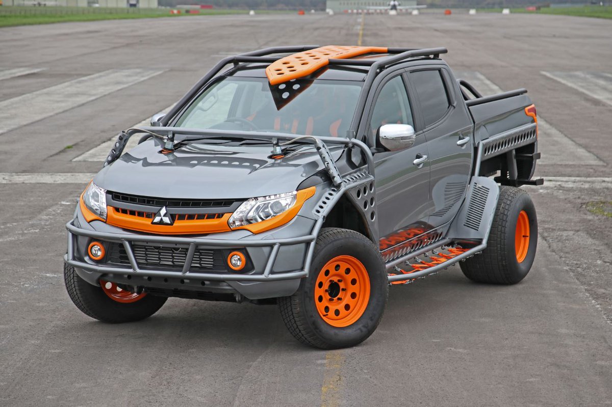 MitsubishiUK's tweet photo. Ecstatic to reveal this extreme creation from @shanelynchlife and @FastLive. 

This bespoke Mitsubishi L200 has been built specifically for the adrenaline-fueled Fast &amp; Furious Live arena tour and will be featured in the Birmingham shows this weekend! https://t.co/YBVbiEDnox https://t.co/eBxhBHPRLm