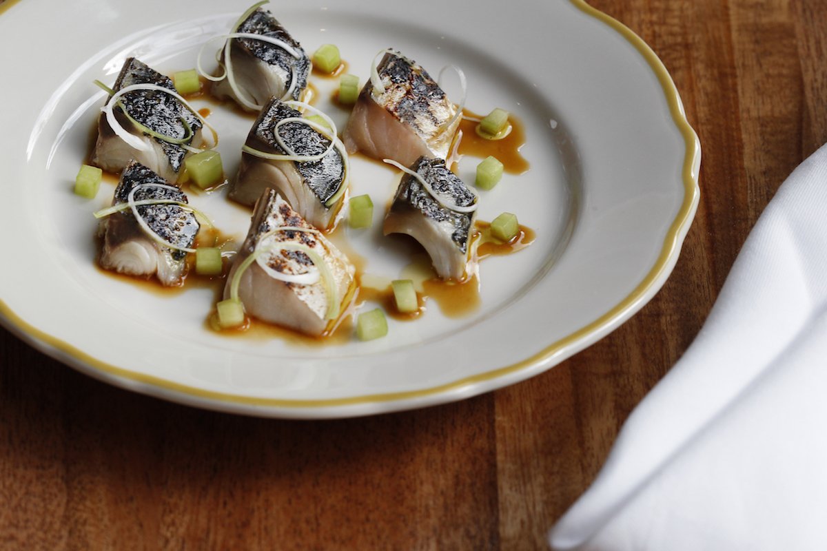 livingluxmag's tweet photo. A little #recipe inspo for your weekend: @coquillevan 's Mackerel Crudo Recipe. #coquillefineseafood https://t.co/CTzEXWlcjn https://t.co/d6GY8alJ8j