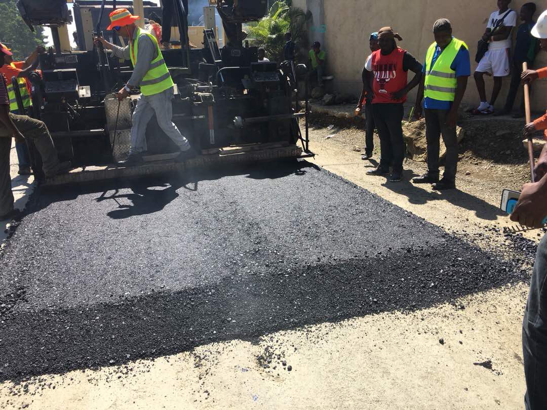 Présidence d’Haïti on Twitter "Les Travaux d’asphaltage de l’axe