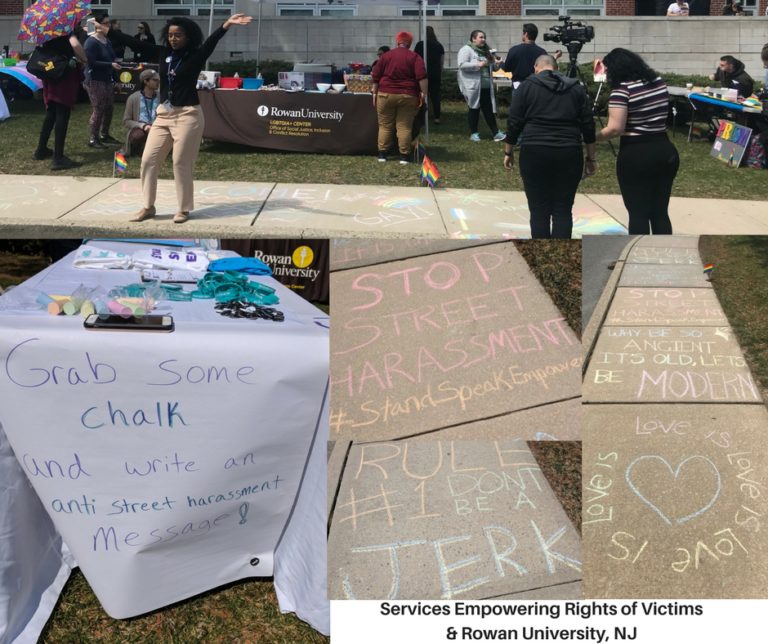 cfsSERV's tweet photo. Ready for some #FBF action? Check out the @StopStHarassmnt blog for pics of our Chalk Walk at @RowanUniversity during Anti-Street Harassment Week: https://t.co/ZSXPI4NTWT #EndSH https://t.co/pV6LKKmh2x