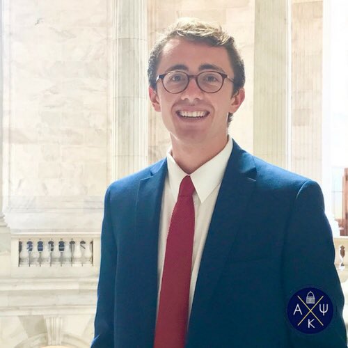 BadgerAKPsi's tweet photo. It’s #FullTimeFriday! Shea Brennan is majoring in Finance and Political Science. Post graduation he’ll be serving in the Peace Corps as a business advisor in Colombia! His quote “the purpose of going to school is not to get a job, but to get an education. A good job is a perk!” https://t.co/HBpDzA2AO1