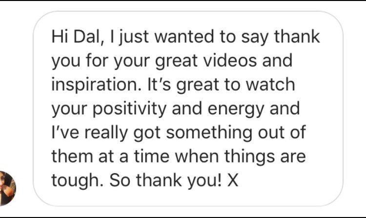 daldhaliwalPT's tweet photo. That’s a wrap! 🎬 A great day of filming comes to a close! 😊
I have received a high volume of messages on socials today. I will get back to everyone in due course. This is one of the lovely messages I received today on Insta. So pleased I can help others 🧡
#DalTV #TeamDal https://t.co/5iA8OeUNg5