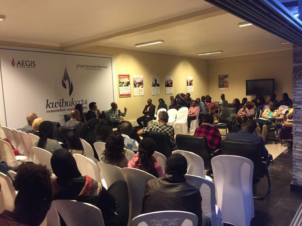 Hon. Antoine Mugesera and Beatrice Murekatete, a psychologist respond to questions of the participants at the #100days100questions event, on the Genocide against the Tutsi at <a href="/KigaliMemorial/">Kigali Memorial</a> #Kwibuka24