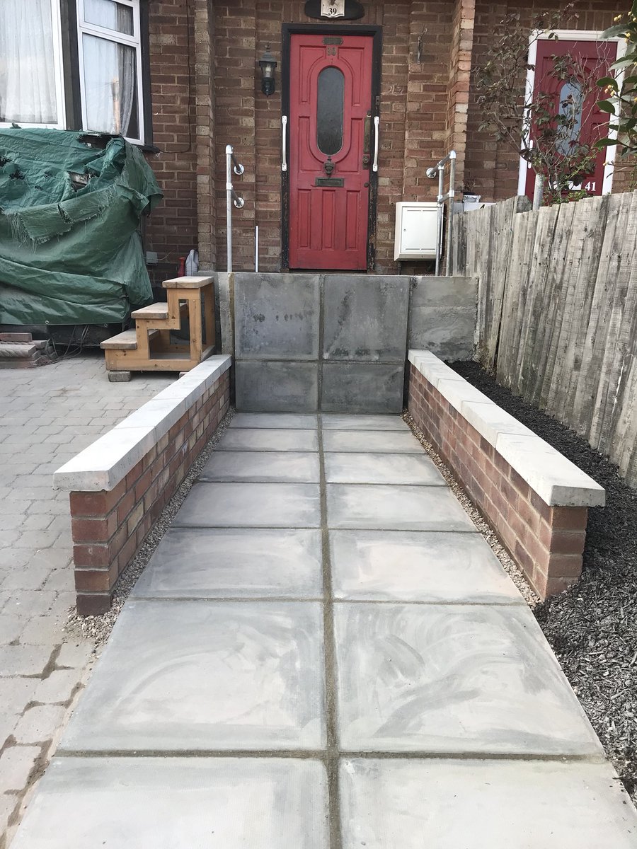 cake_anyone's tweet photo. Ground work finally finished. Ready for the #steplift to be installed. Funded by a #DFG #disabiliy funding grant. Can’t wait to get some #independence back @ArthritisRUK #rheumatoidarthritis https://t.co/7Ii66YADq7
