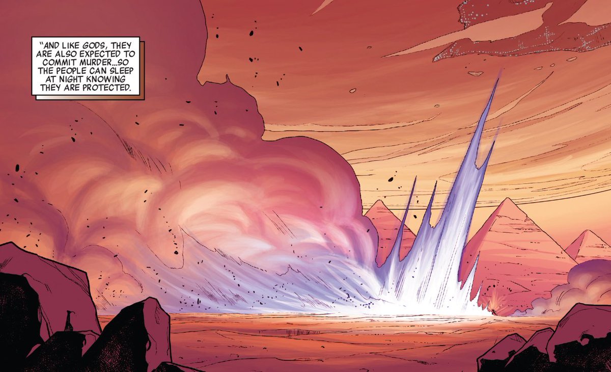 "... so the people can sleep at night..."Nice set-up/call-back from Hickman.Also, "... in Latveria, Doom demands that children always get a good night's sleep" is just the perfect line for Doctor Doom. Camp, but he really, truly means it.(New Avengers #21/23.)