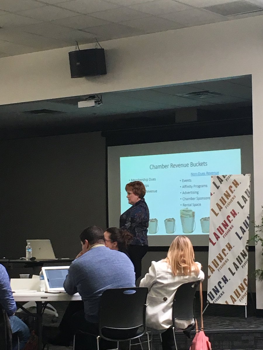 PolAsideShow's tweet photo. It’s @SWINChamber Day at @INChamberExecs #HoosierAcademy. I presented this morning on chamber advocacy and Ellen Knapp is talking Chamber finances. #togetherwethrive https://t.co/0U99MNCYeO