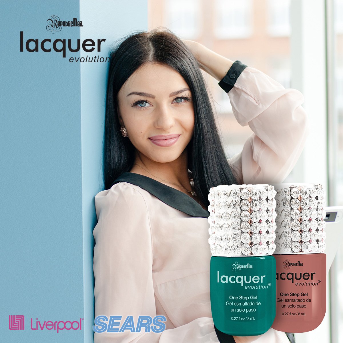 RepublicNail's tweet photo. El mejor gel esmaltado de Latinoamérica está disponible en Tiendas Liverpool. y Sears. ¡Búscalo en el área de belleza profesional! https://t.co/zTu5IyBq3v