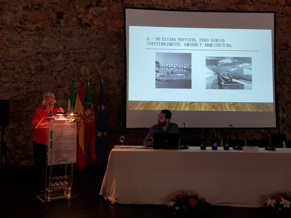 decano_COADE's tweet photo. Vamos a hablar del futuro del patrimonio del sXX y las personas. Ponencia plenaria de la catedrática de sociología María de los Ángeles Durán
#xdocomomoib @ArquiExt_COADE @ViviendaEx @CSCAE @DOCOMOMOIberico @xdocomomo2018 https://t.co/Jy8nzKD37z