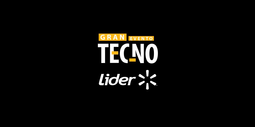 LIDERcl's tweet photo. Porque la tecnología #TePrende, ¡Aprovecha el Gran Evento Tecno de #Lider! https://t.co/ZChw4WKh3p