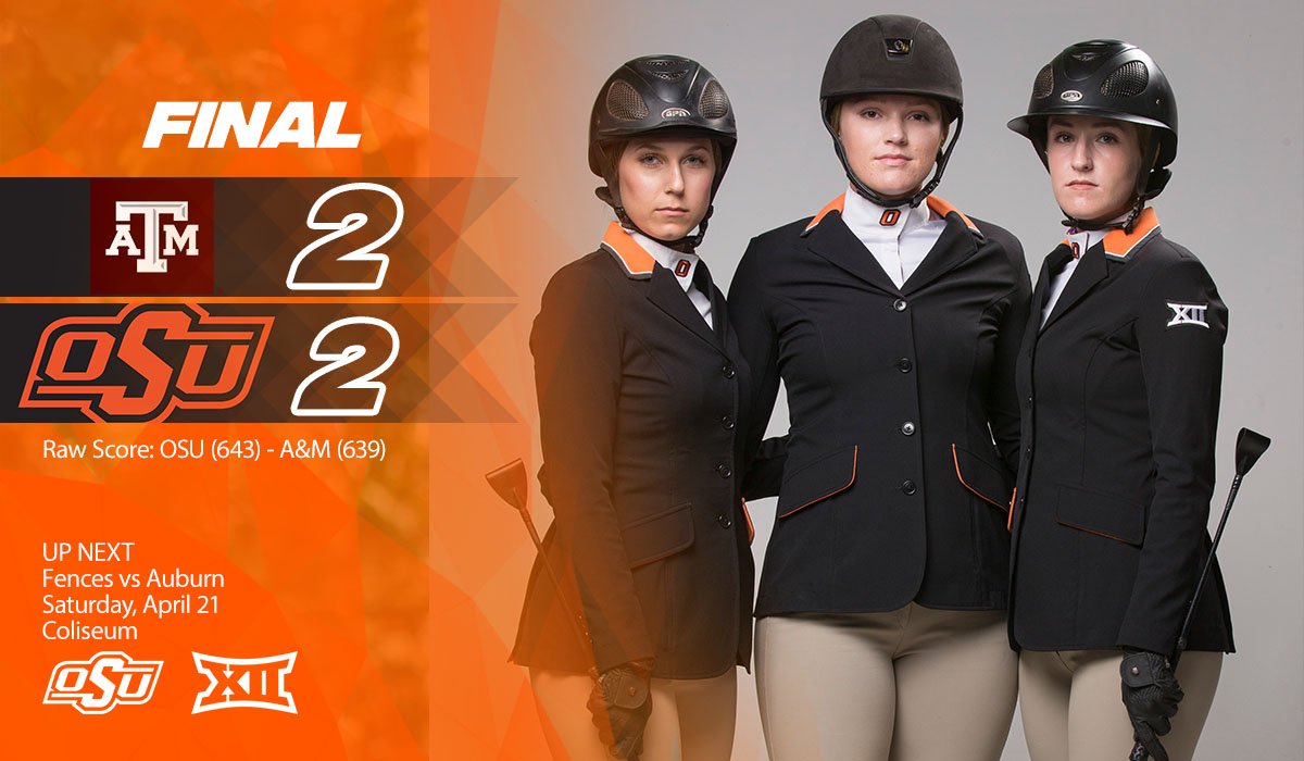 THE FENCES TEAM DOES IT AGAIN! They knock off the top-seeded Aggies to advance to the Fences championships tomorrow against Auburn! #okstate #TWR