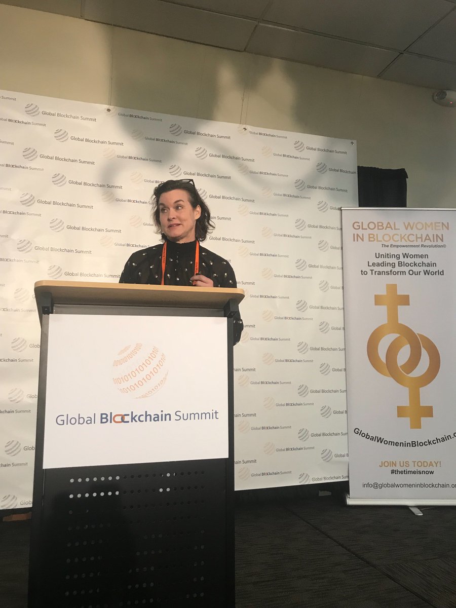 gblockchain1's tweet photo. Eileen Quenin presenting on Blockchain for Social Good/Compliance &amp; Enforcement Strategies at the Global #Blockchain Summit 2018.  Thank you @equenin @dragonchaingang #blockchainsummit18 #GBS2018 #globalblockchainsummit https://t.co/Cg4AHQA2VS