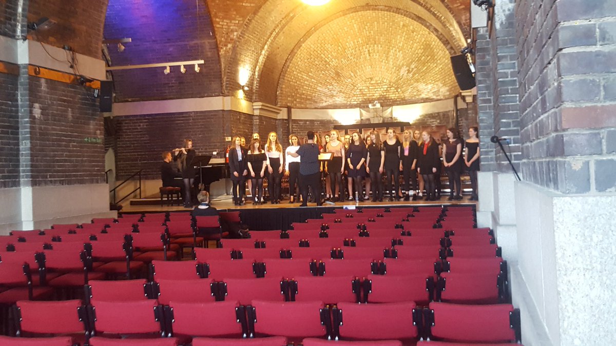 WGSGmusic's tweet photo. Rehearsing in the beautiful Crypt of the Liverpool Metropolitan Cathedral 🎶 @WirralGirls @jsillsmusic https://t.co/Btx7X5lb4T