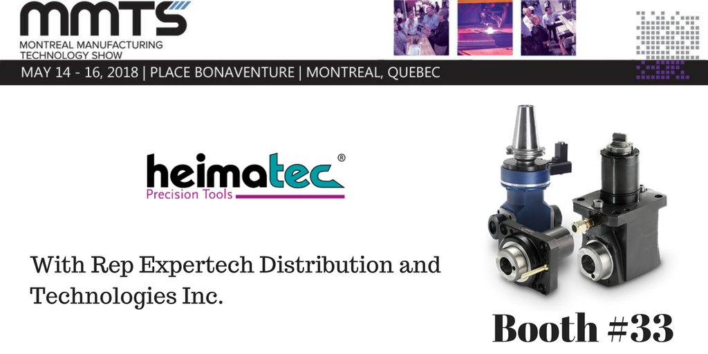 PlatinumTooling's tweet photo. Less than a month until the #Montreal #Manufacturing #Technology Show. We'll be with our Rep #Expertech Distribution and Technologies Inc. @SME_Canada @SME_MFG @MfgEngNews @CdnMetalworking #MMTS2018 #Canada #precisiontools #livetools #cuttingtools #mfg
https://t.co/wvBLwv0htv https://t.co/4SnSQilFkK