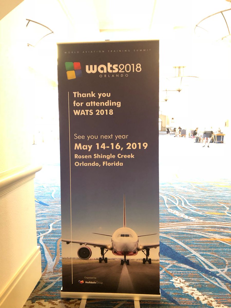 halldalegroup's tweet photo. We hope you all enjoyed #WATS2018, and we hope to see you again next year at the Rosen Shingle Creek, Orlando on May 14-16 2019! https://t.co/CSzkhE01oF