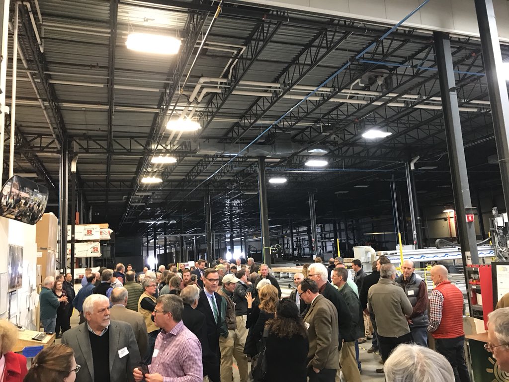 Over 200 people in attendance celebrating <a href="/Unity_Homes/">Unity Homes</a>’ grand opening of their new production facility and the announcement of a partnership with <a href="/saintgobain/">Saint-Gobain</a> <a href="/CertainTeed/">CertainTeed</a>.
