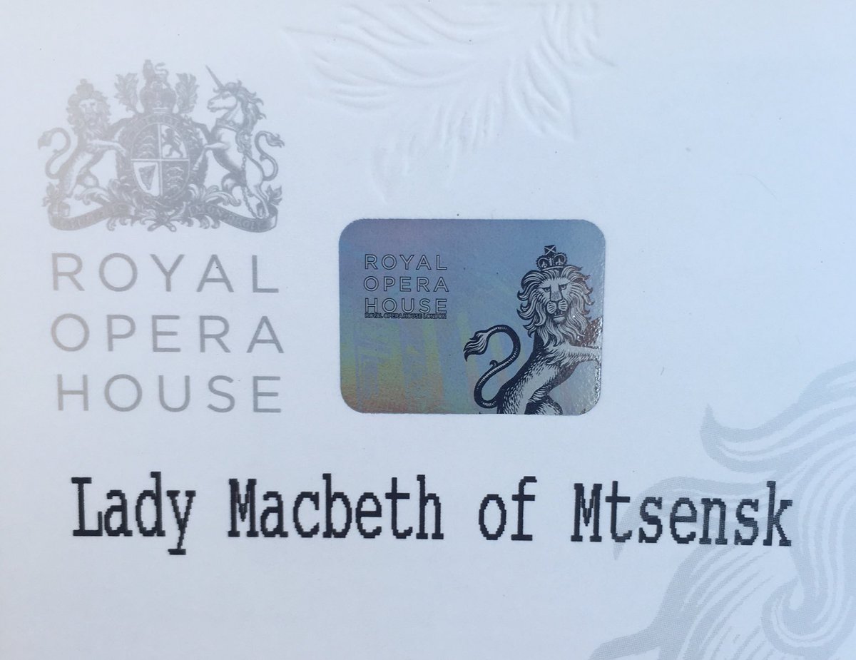 At <a href="/RoyalOperaHouse/">Marge Inalia</a> and very excited for Shostakovich with <a href="/Bella_Barlow/">Bella Barlow</a> 😊