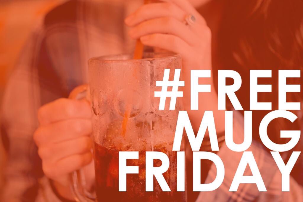 FOLLOW us and RETWEET for your chance to win an A&amp;W Collector's Mug! Random winner chosen 4/23 at 12PM EST. 🌟 #FreeMugFriday