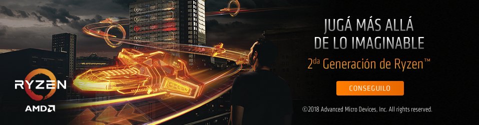 Jugá más allá de lo imaginable con la 2da generación de Ryzen!