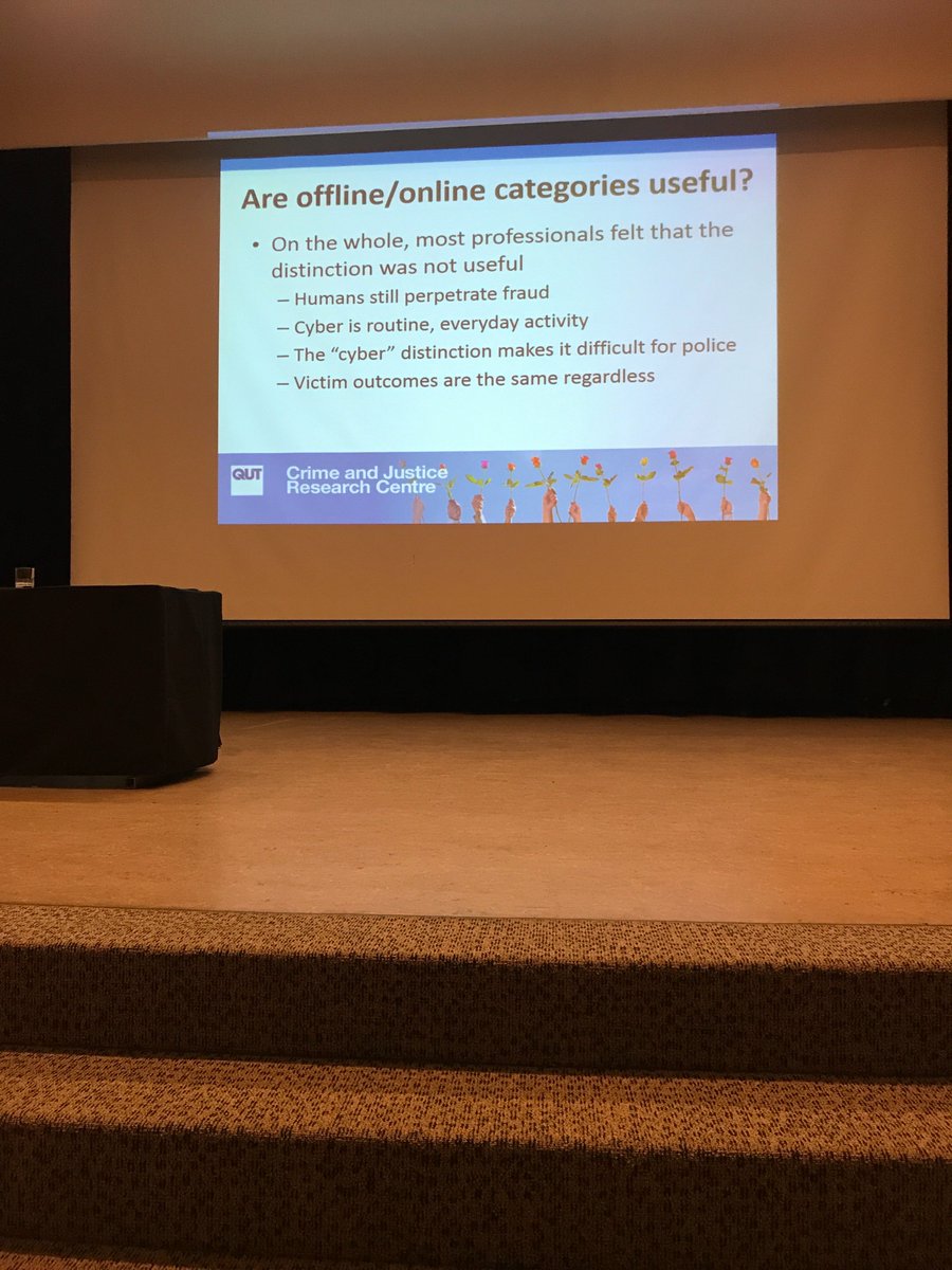 MSUCyberCon's tweet photo. Does it matter if we call #fraud #cyber or not?  @DrCassCross would suggest no #cybercrime #policy https://t.co/Hbux0OGI8s