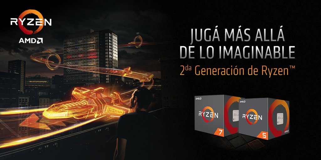 Jugá más allá de lo imaginable con la 2da generación de Ryzen!