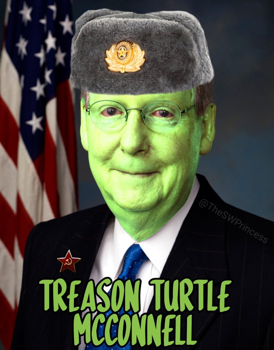 TheSWPrincess's tweet photo. .@SenateMajLdr won't bring the #SpecialCounselIntegrityAct,  #S1741 to the floor,  despite #GOP support &amp; the fact that Trump tried to fire #MUELLER last summer &amp; in Dec. Trump won't say that he won't fire Mueller or his boss, #Rosenstein. #TreasonTurtle #FridayFeeling #complicit https://t.co/OnzziCVeXX