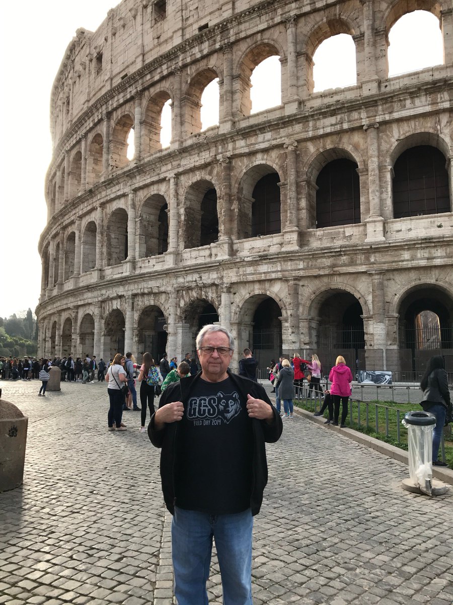 GillinghamCS's tweet image. Look, Everyone! Dr. Carroll Smith took us to Rome! Carroll is the president and founder of Charlotte Mason Institute, and he and his wife lived in Pottsville for 2 years to support us! #WolfpackPride 🐺