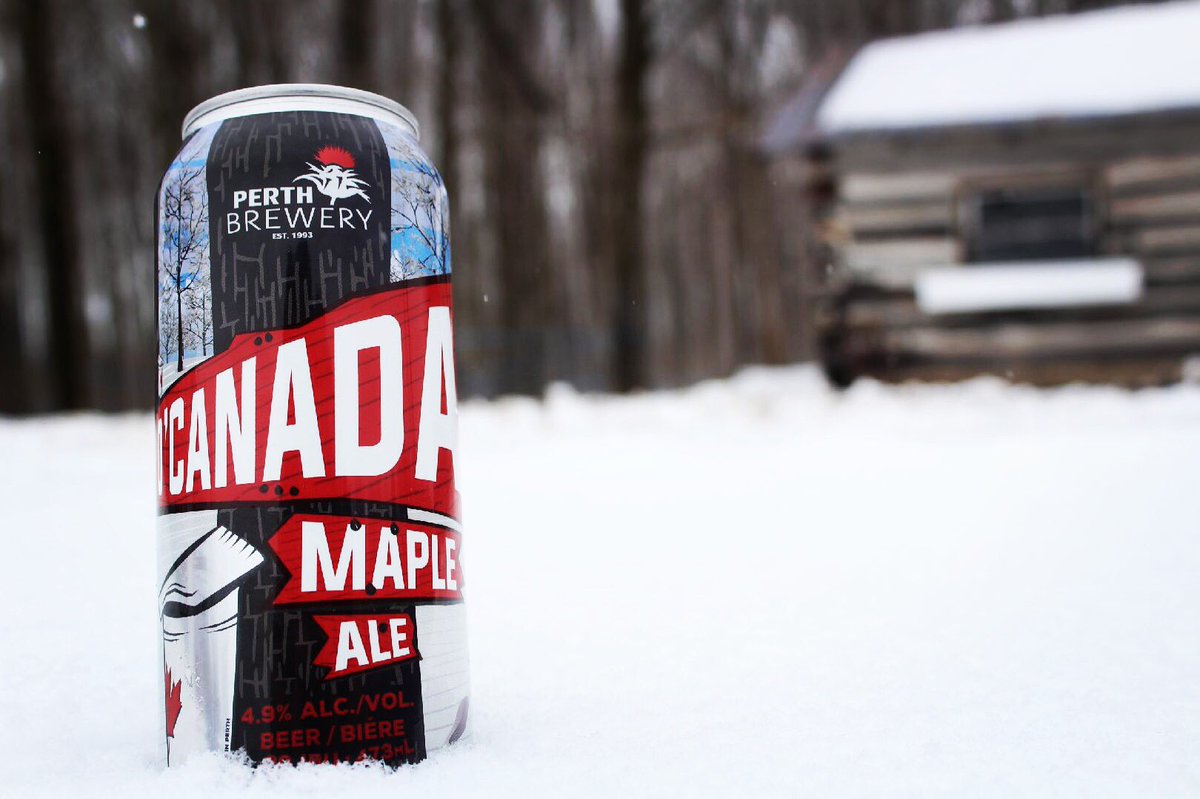 PerthBrewery's tweet photo. Just in time for the weekend!Fresh new OโCanada Maple cans back on the shelf๐๐ป @Temples_Syrup #MapleAle https://t.co/jRvoeV90Uq