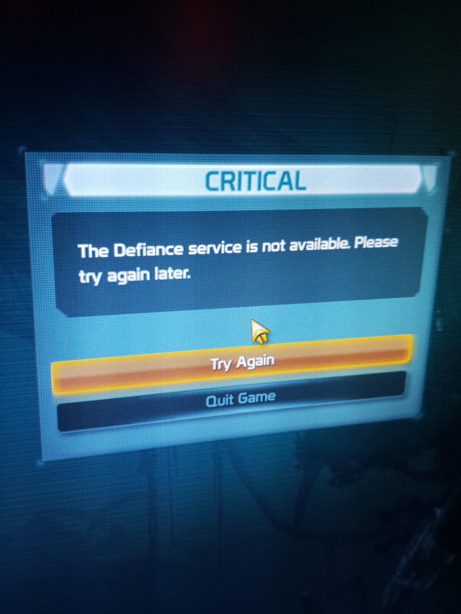 Phil_R6_'s tweet photo. @DefianceGame This all im getting https://t.co/LCT0jPgYtk
