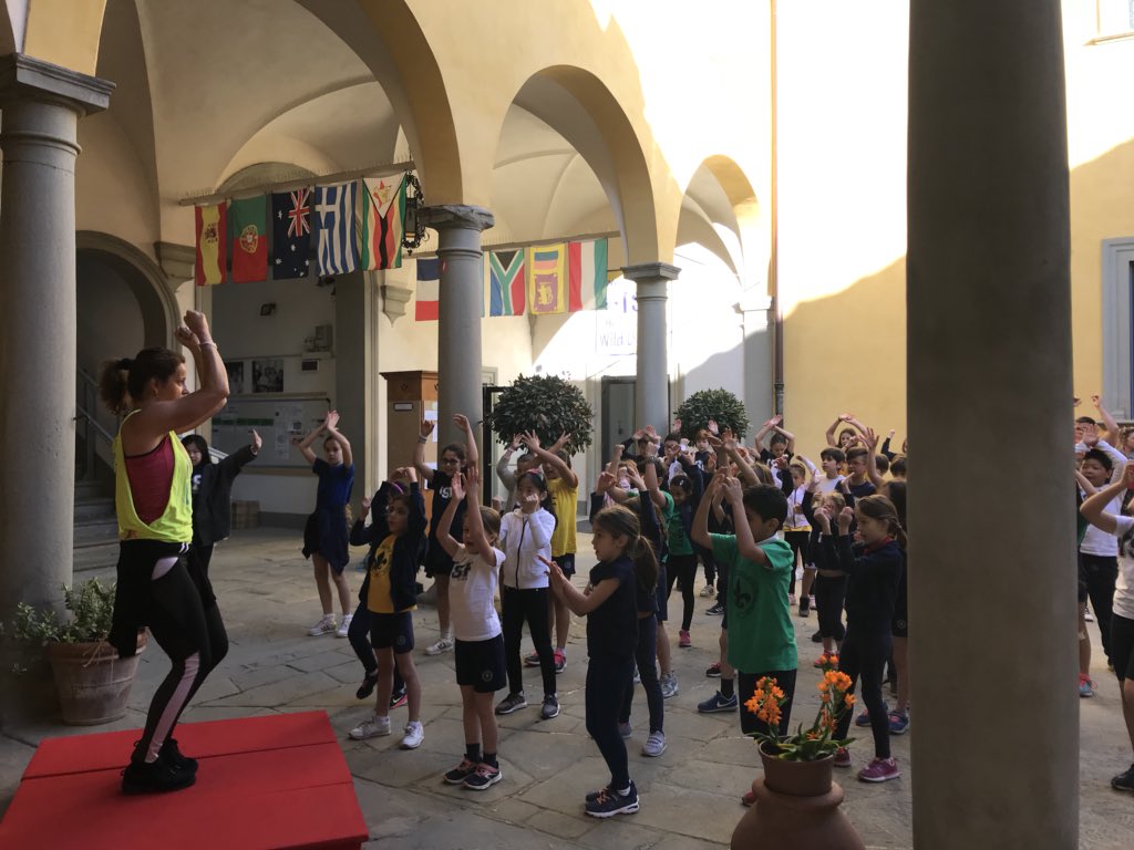 PE_Iannone's tweet photo. Finishing off the week dancing Ms Hellawell never disappoints! #zumba @ISF_Florence Active week https://t.co/Y67oT7suFJ