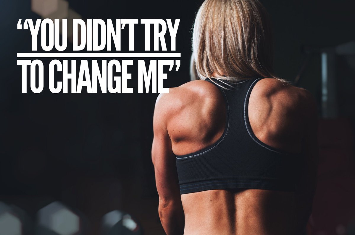 “You listened and you didn’t try to change me”. When we tell women who pursue fitness (or men) that they need to do yoga instead of CrossFit or that they have to stop their fitness of choice…we are asking them to not be them....facebook.com/JulieWiebePT/p…