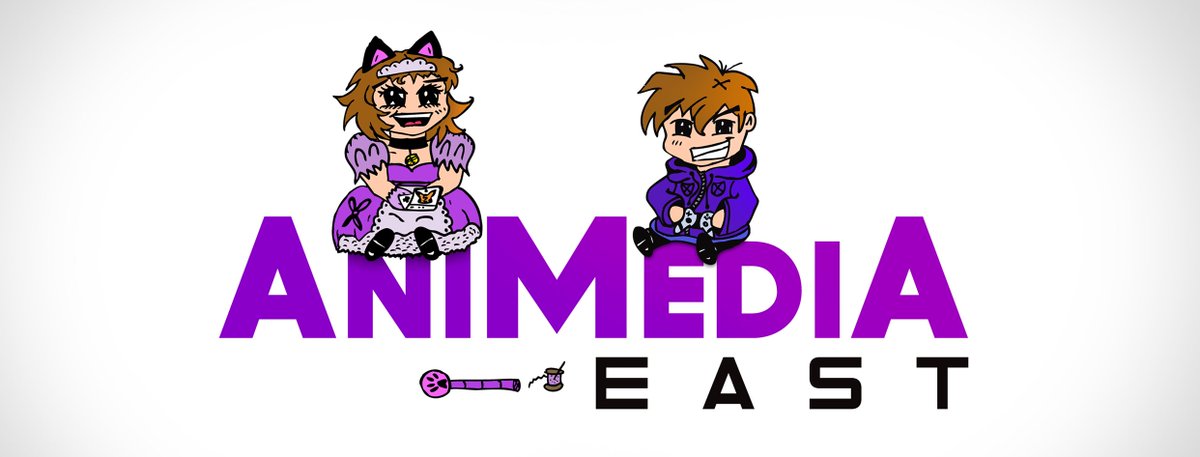 AniMediaEast's tweet photo. I am excited to announce that AniMedia East has undergone a makeover! I have been busily drawing some brand new mascots for us and the superb Dom has done an amazing job photoshopping them! I hope the fresh new look will encourage more people to join in and attend the meets :) https://t.co/uCdL6VQWDD
