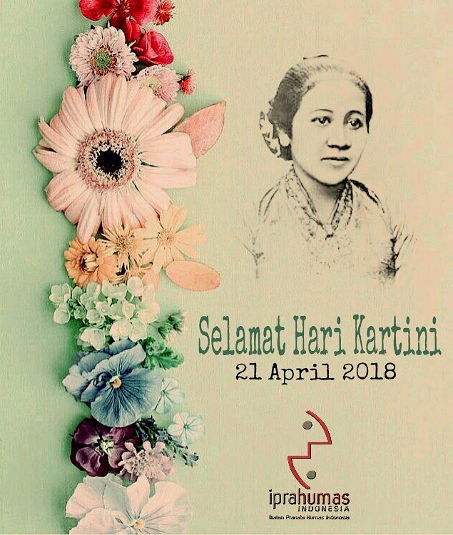 Iprahumas's tweet photo. Selamat Hari Kartini, Prahumers !
Semoga para #pranatahumas #pranatahumasindonesia mjd juru penerang yg profesional, selalu mendiseminasikan informasi positif & b'manfaat u/ publik.
#kartinizamannow #humastuhgitu
@kemenpppa https://t.co/XyesrmHsxh