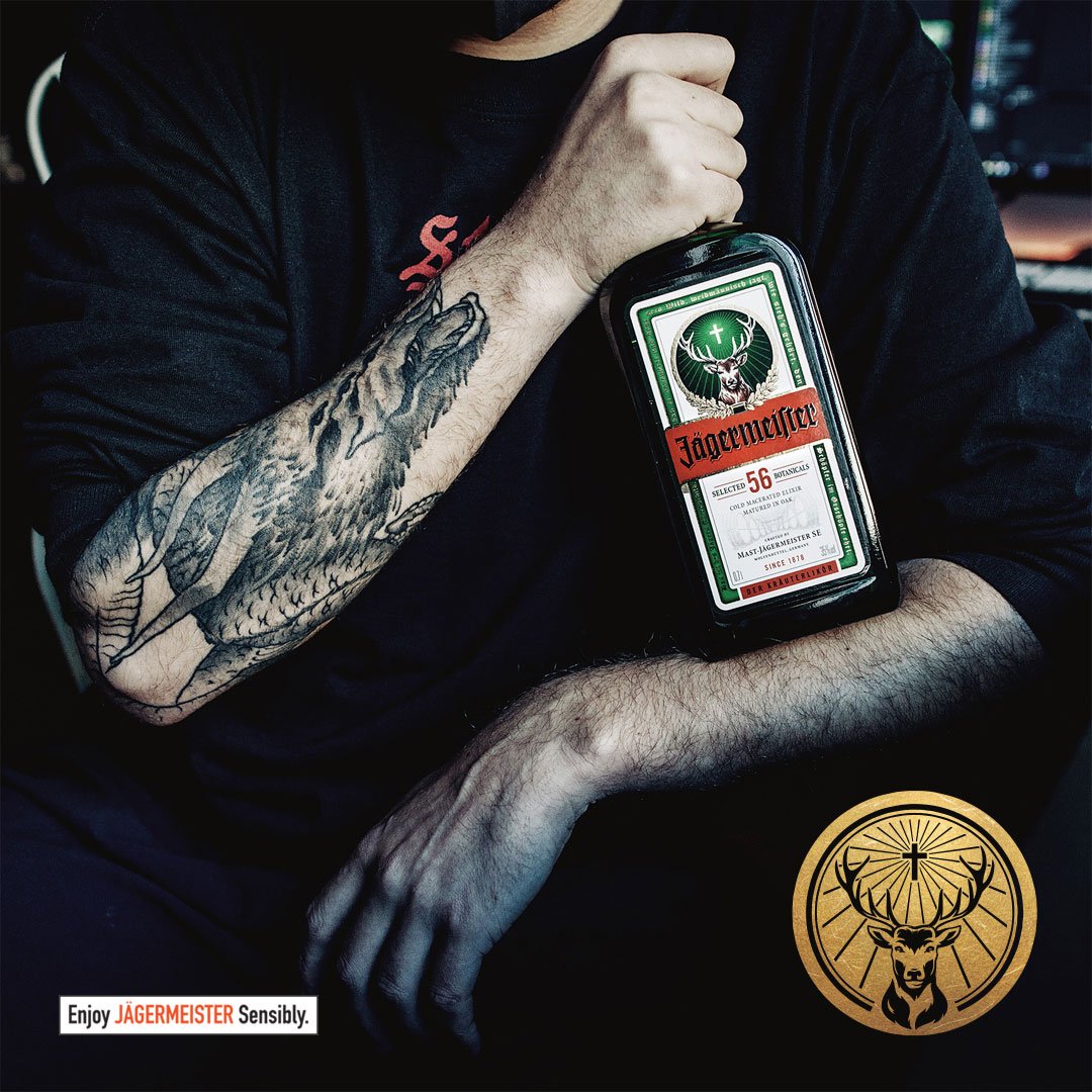 jagermeister ireland on twitter tattoo goals jagermeister ireland tattoo goals icecold icekuhl jager jagermeister enjoy jagermeister sensibly https t co iekadrs0pu ireland tattoo goals icecold