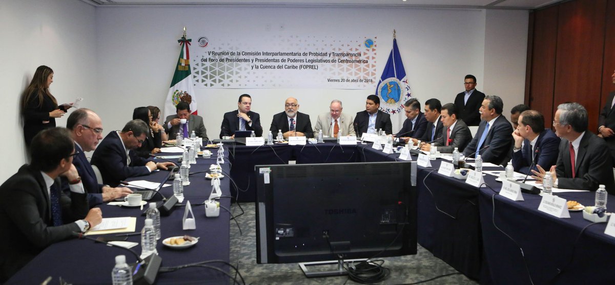 senadomexicano's tweet photo. 📷 #Fotos de la V Reunión Ordinaria de la Comisión de Probidad y  Transparencia de la FOPREL.  https://t.co/SvvoEPiUYN https://t.co/IqWKd0jYnI