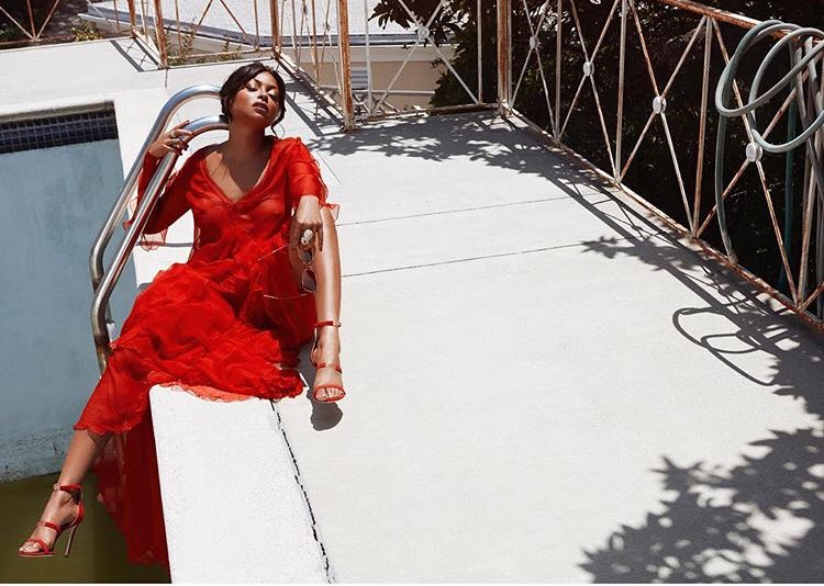 uscout_com's tweet photo. Pre-summer vibes... The talented and gorgeous Taraji Henson shooting at A Uscout location. #TarajiHenson #Uscout #location https://t.co/s5JQsMxAEK
