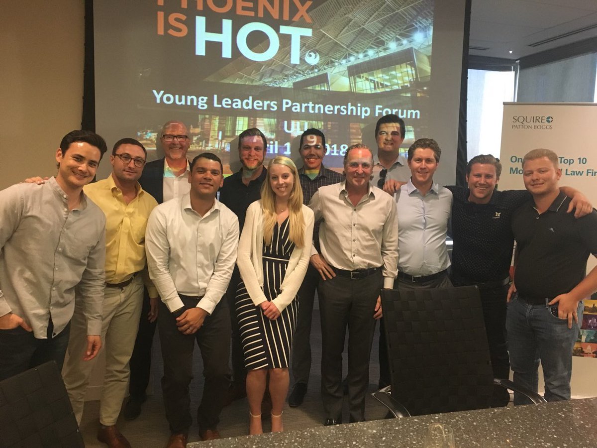 Great evening co-presenting with <a href="/CushWakeAZ/">C&W Arizona</a> Steve Lindley on "the Cool Present &amp; Cooler Future of Downtown Phoenix" to <a href="/BournJoe/">Joe Blackbourn</a>  <a href="/ULIArizona/">ULI Arizona</a> Young Leaders Partnership Forum. Enjoyed a lively discussion with a great group of young leaders!