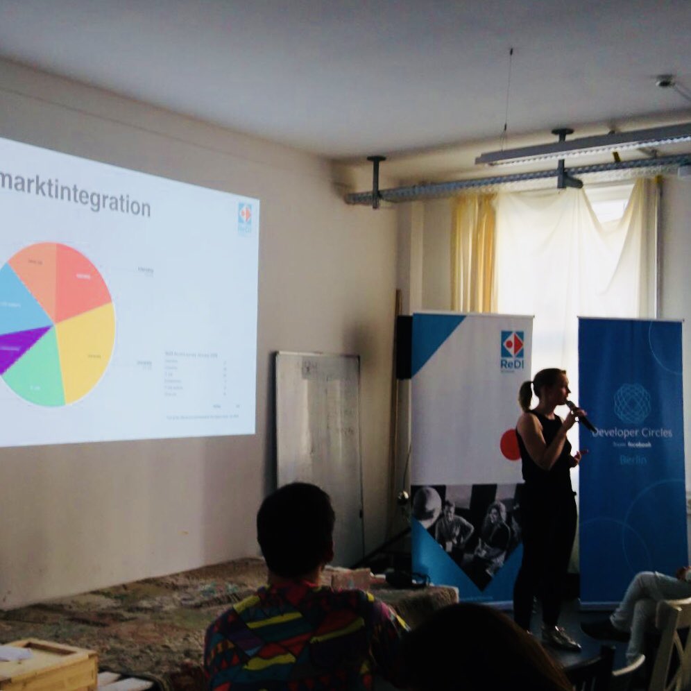 Techfugees's tweet photo. Humanitarian #hackathon is ON in #Berlin!
✅ Opening by Anne, CEO of @ReDISchool
✅ Tracking it graduates and impact of the program
✅ Eric introduces @NRC_Norway work about the challenges
✅ Presenting a challenge from Venezuelans in Colombia
#TFBerlin #TFhack #Tech4refugees https://t.co/TzBV6WeSi5