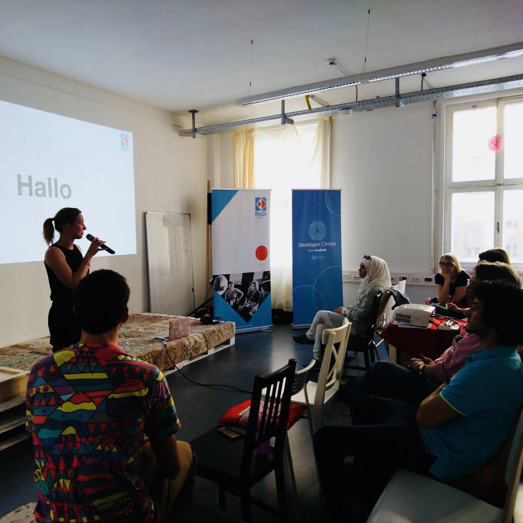 Techfugees's tweet photo. Humanitarian #hackathon is ON in #Berlin!
✅ Opening by Anne, CEO of @ReDISchool
✅ Tracking it graduates and impact of the program
✅ Eric introduces @NRC_Norway work about the challenges
✅ Presenting a challenge from Venezuelans in Colombia
#TFBerlin #TFhack #Tech4refugees https://t.co/TzBV6WeSi5