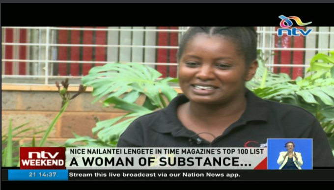 A woman of substance: Nice Nailantei Lengete in Time Magazine’s top 100 list   #NTVWeekendEdition <a href="/brendamulinya/">Brenda Mulinya</a>