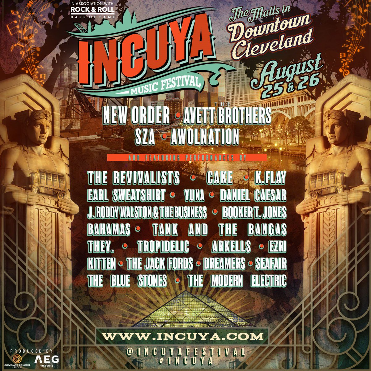 #InCuya line-up is here! We can't wait to party with you under the stars this summer! InCuya.com