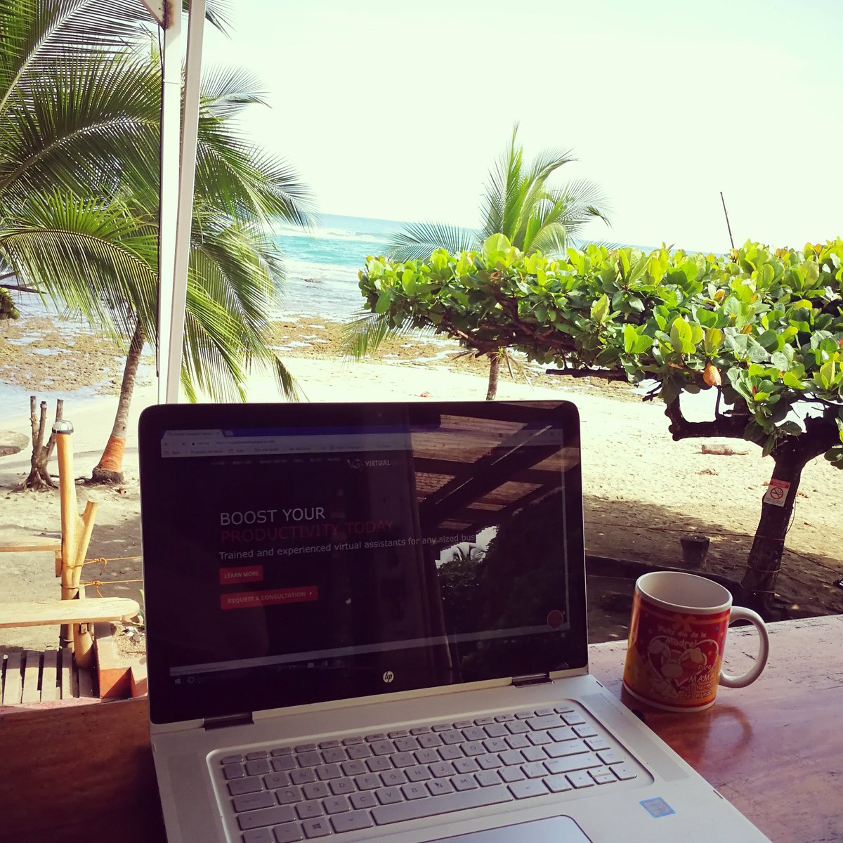 virtual_gurus's tweet image. What's your office view like? Work from anywhere and everywhere! #virtualassistant #virtualoffice #virtualworker