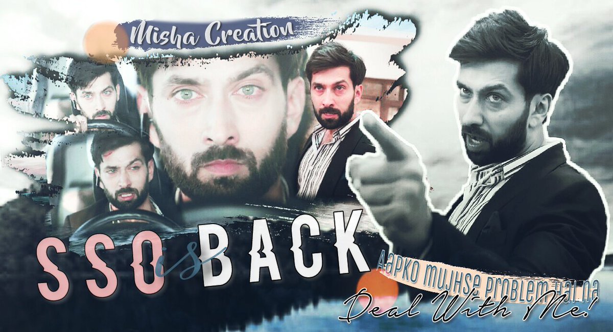 I have no words to praise this man! I was so excited whn seeing him back.*The first shot aftr returning frm a vacation* & He jst gave an extraordinary performance in today's epi. Either d emotional or d face off scene, He jst phenomenally nailed it  #SSOEdits  #ishqbaaaz